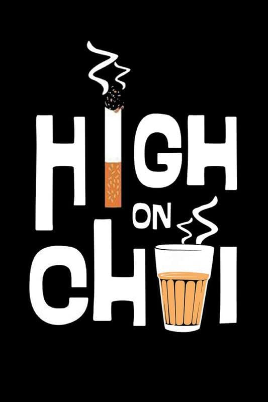 High on Chai Print T-Shirt